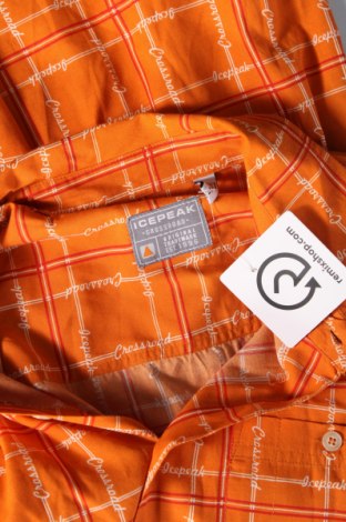 Herrenhemd Icepeak, Größe M, Farbe Orange, Preis € 11,83