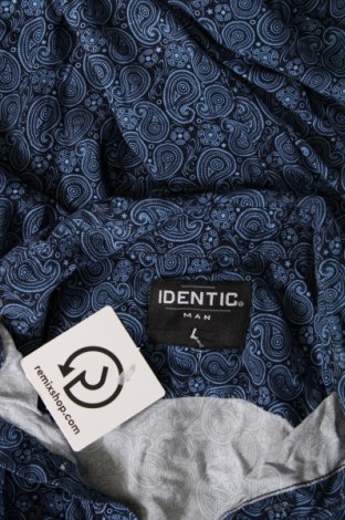 Ανδρικό πουκάμισο Identic, Μέγεθος L, Χρώμα Μπλέ, Τιμή 7,18 €