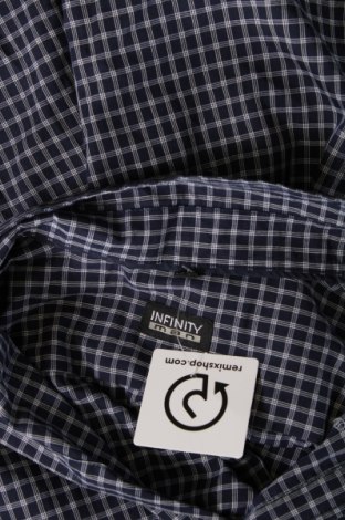 Ανδρικό πουκάμισο Infinity, Μέγεθος M, Χρώμα Μπλέ, Τιμή 7,71 €