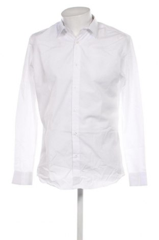 Ανδρικό πουκάμισο Jack & Jones, Μέγεθος L, Χρώμα Λευκό, Τιμή 35,05 €
