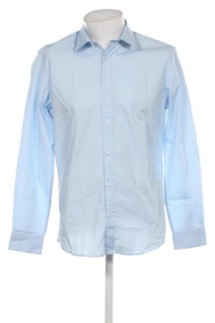 Ανδρικό πουκάμισο Jack & Jones, Μέγεθος L, Χρώμα Μπλέ, Τιμή 10,16 €