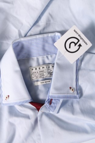 Ανδρικό πουκάμισο Jack & Jones PREMIUM, Μέγεθος M, Χρώμα Μπλέ, Τιμή 14,85 €