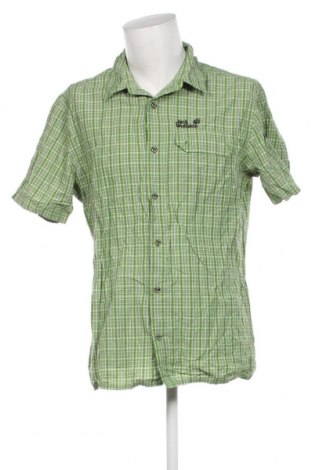 Мъжка риза Jack Wolfskin, Размер XL, Цвят Зелен, Цена 34,00 лв.