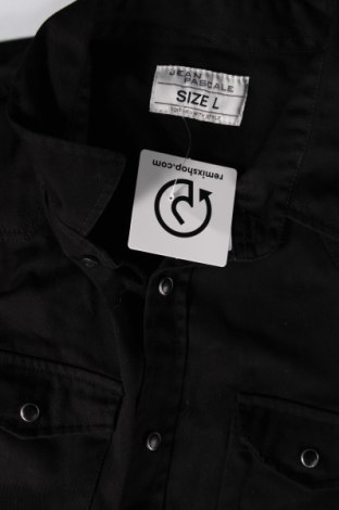 Ανδρικό πουκάμισο Jean Pascale, Μέγεθος L, Χρώμα Μαύρο, Τιμή 17,94 €