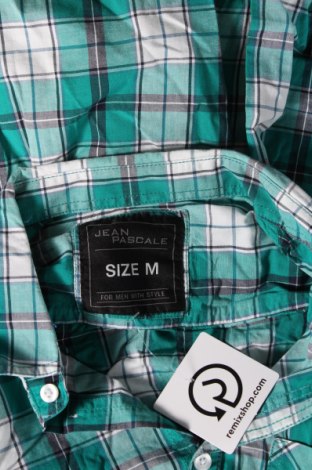 Мъжка риза Jean Pascale, Размер M, Цвят Многоцветен, Цена 8,41 лв.