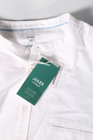 Ανδρικό πουκάμισο Jules, Μέγεθος XXL, Χρώμα Λευκό, Τιμή 23,71 €