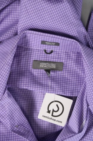 Ανδρικό πουκάμισο Kenneth Cole, Μέγεθος M, Χρώμα Βιολετί, Τιμή 2,57 €
