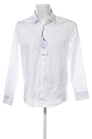 Ανδρικό πουκάμισο Kigili, Μέγεθος L, Χρώμα Λευκό, Τιμή 14,23 €