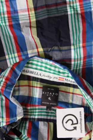 Ανδρικό πουκάμισο Kitaro, Μέγεθος XL, Χρώμα Πολύχρωμο, Τιμή 7,18 €