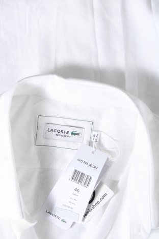Herrenhemd Lacoste, Größe XXL, Farbe Weiß, Preis € 63,40