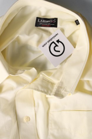 Мъжка риза Larusso, Размер 3XL, Цвят Жълт, Цена 20,59 лв.