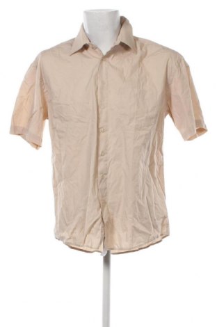 Мъжка риза Larusso, Размер M, Цвят Бежов, Цена 29,00 лв.