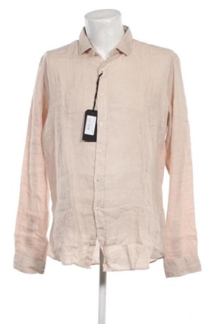 Ανδρικό πουκάμισο Liu Jo, Μέγεθος XXL, Χρώμα  Μπέζ, Τιμή 68,81 €