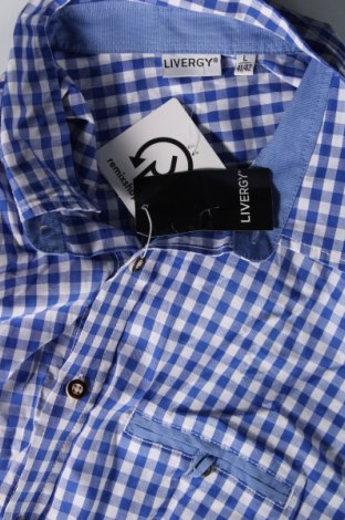Ανδρικό πουκάμισο Livergy, Μέγεθος L, Χρώμα Πολύχρωμο, Τιμή 28,45 €