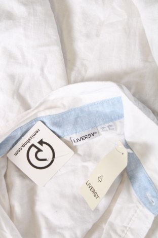 Ανδρικό πουκάμισο Livergy, Μέγεθος XL, Χρώμα Λευκό, Τιμή 13,09 €