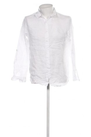 Ανδρικό πουκάμισο Made In Italy, Μέγεθος L, Χρώμα Λευκό, Τιμή 10,76 €