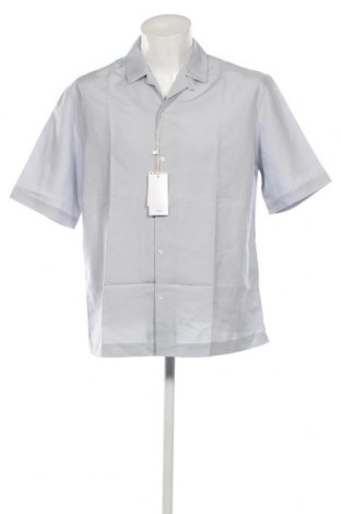 Ανδρικό πουκάμισο Mango, Μέγεθος L, Χρώμα Μπλέ, Τιμή 18,93 €
