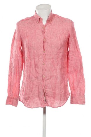 Мъжка риза Massimo Dutti, Размер M, Цвят Червен, Цена 39,00 лв.