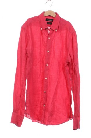 Мъжка риза Massimo Dutti, Размер S, Цвят Розов, Цена 38,81 лв.