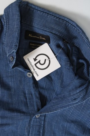 Мъжка риза Massimo Dutti, Размер S, Цвят Син, Цена 70,74 лв.