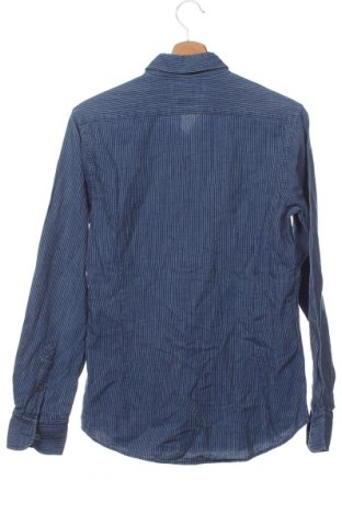Мъжка риза Massimo Dutti, Размер S, Цвят Син, Цена 24,24 лв.