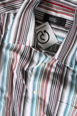 Ανδρικό πουκάμισο Nic, Μέγεθος L, Χρώμα Πολύχρωμο, Τιμή 3,23 €
