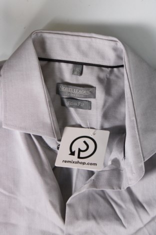 Ανδρικό πουκάμισο Nobel League, Μέγεθος L, Χρώμα Γκρί, Τιμή 14,84 €