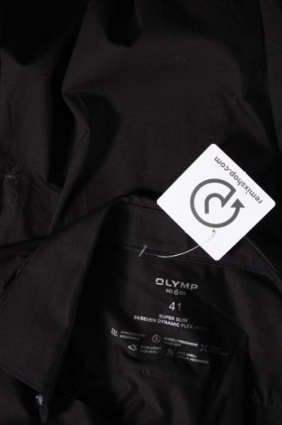 Ανδρικό πουκάμισο Olymp, Μέγεθος L, Χρώμα Μαύρο, Τιμή 49,45 €