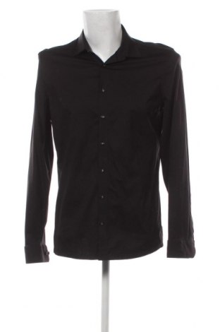 Ανδρικό πουκάμισο Olymp, Μέγεθος L, Χρώμα Μαύρο, Τιμή 45,84 €