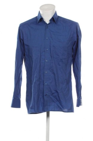 Herrenhemd Olymp, Größe M, Farbe Blau, Preis 8,96 €