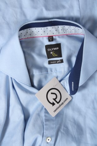 Мъжка риза Olymp, Размер M, Цвят Син, Цена 33,15 лв.