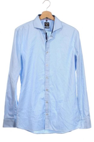 Ανδρικό πουκάμισο Olymp, Μέγεθος M, Χρώμα Μπλέ, Τιμή 20,50 €