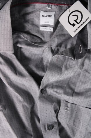 Ανδρικό πουκάμισο Olymp, Μέγεθος L, Χρώμα Γκρί, Τιμή 8,68 €