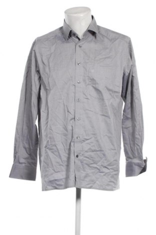 Ανδρικό πουκάμισο Olymp, Μέγεθος L, Χρώμα Γκρί, Τιμή 17,37 €