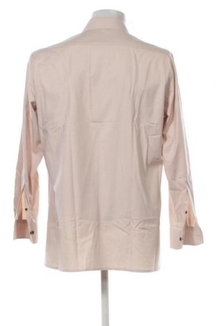 Ανδρικό πουκάμισο Olymp, Μέγεθος L, Χρώμα  Μπέζ, Τιμή 17,49 €