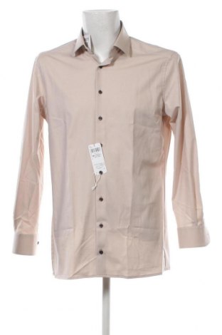 Мъжка риза Olymp, Размер L, Цвят Бежов, Цена 117,00 лв.