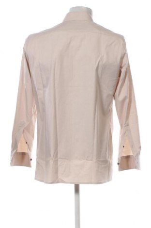 Ανδρικό πουκάμισο Olymp, Μέγεθος M, Χρώμα  Μπέζ, Τιμή 17,49 €