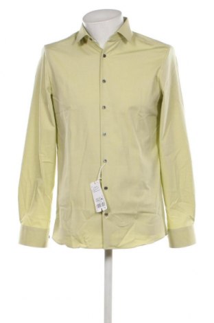 Ανδρικό πουκάμισο Olymp, Μέγεθος M, Χρώμα Κίτρινο, Τιμή 12,06 €
