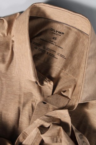 Herrenhemd Olymp, Größe XXL, Farbe Beige, Preis 17,49 €