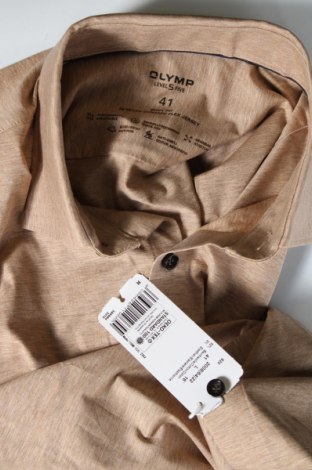 Herrenhemd Olymp, Größe L, Farbe Beige, Preis € 9,05