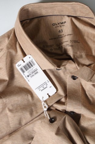 Herrenhemd Olymp, Größe L, Farbe Beige, Preis 23,52 €
