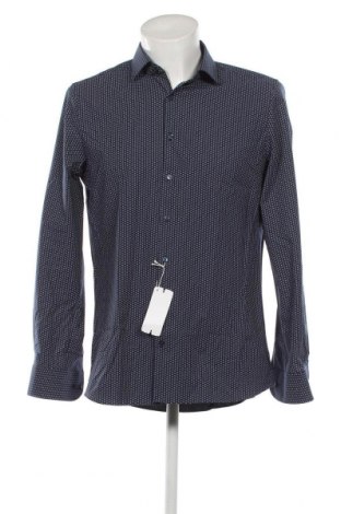 Ανδρικό πουκάμισο Olymp, Μέγεθος L, Χρώμα Μπλέ, Τιμή 36,19 €