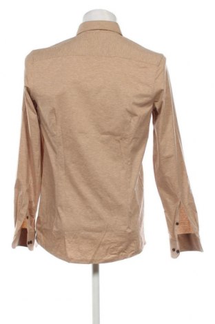 Ανδρικό πουκάμισο Olymp, Μέγεθος M, Χρώμα  Μπέζ, Τιμή 17,49 €