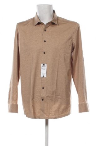 Ανδρικό πουκάμισο Olymp, Μέγεθος XL, Χρώμα  Μπέζ, Τιμή 17,49 €