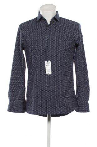 Ανδρικό πουκάμισο Olymp, Μέγεθος M, Χρώμα Μπλέ, Τιμή 10,86 €