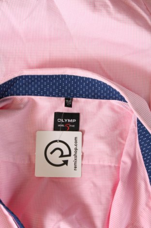 Ανδρικό πουκάμισο Olymp, Μέγεθος L, Χρώμα Ρόζ , Τιμή 11,99 €