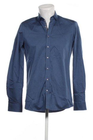 Ανδρικό πουκάμισο Olymp, Μέγεθος M, Χρώμα Μπλέ, Τιμή 12,02 €