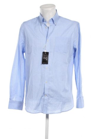 Ανδρικό πουκάμισο Oviesse, Μέγεθος L, Χρώμα Μπλέ, Τιμή 13,51 €