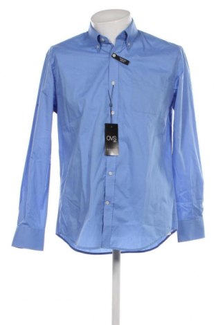 Herrenhemd Oviesse, Größe M, Farbe Blau, Preis 13,51 €