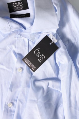 Мъжка риза Oviesse, Размер M, Цвят Син, Цена 21,62 лв.